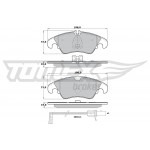 TOMEX Brakes Bremsbelagsatz, Scheibenbremse